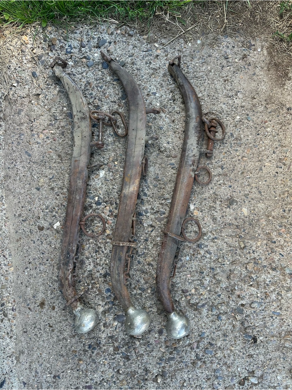 Rustic Metal Horse Collar Hames